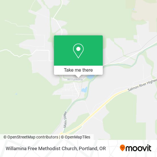 Mapa de Willamina Free Methodist Church