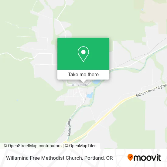 Willamina Free Methodist Church map