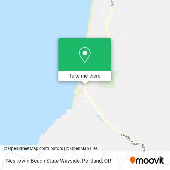 Neskowin Beach State Wayside map