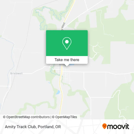 Amity Track Club map