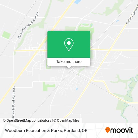 Woodburn Recreation & Parks map