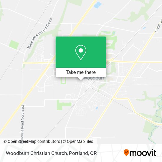Mapa de Woodburn Christian Church