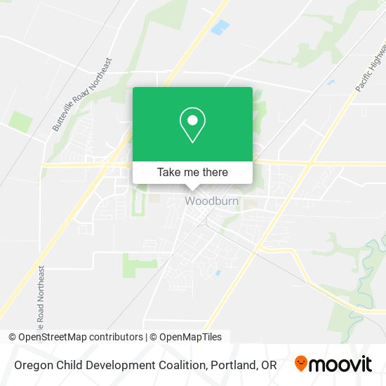 Mapa de Oregon Child Development Coalition