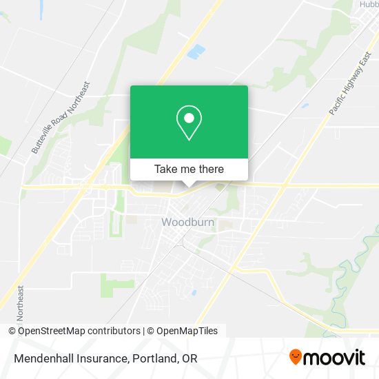 Mendenhall Insurance map