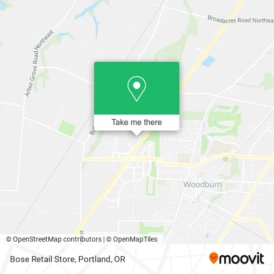 Bose Retail Store map