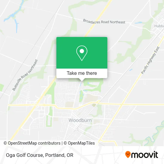 Oga Golf Course map
