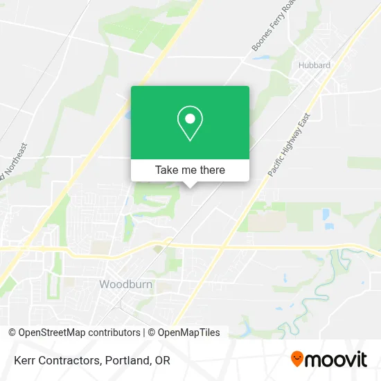 Kerr Contractors map