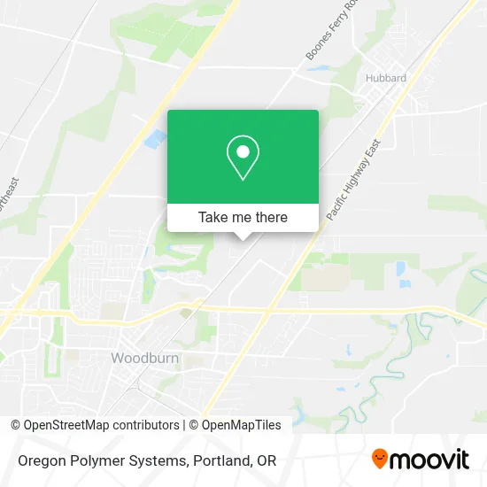 Oregon Polymer Systems map
