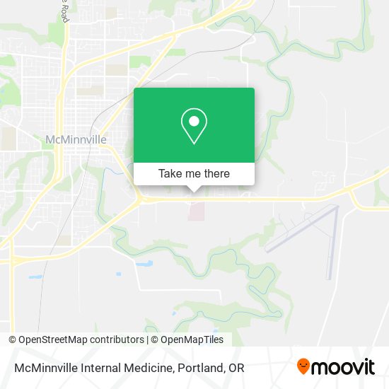 Mapa de McMinnville Internal Medicine