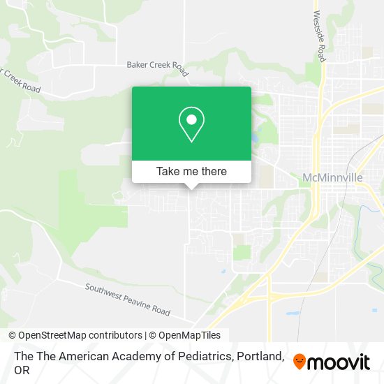 Mapa de The The American Academy of Pediatrics