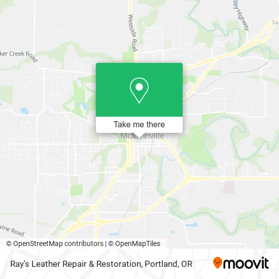 Mapa de Ray's Leather Repair & Restoration