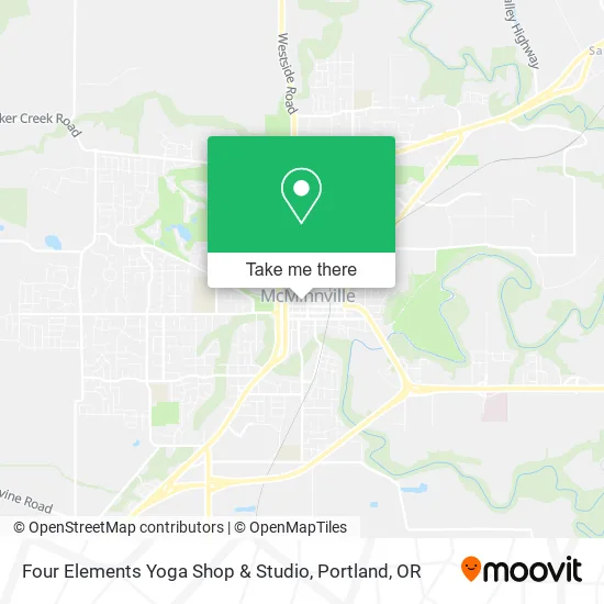 Four Elements Yoga Shop & Studio map