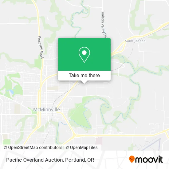 Pacific Overland Auction map