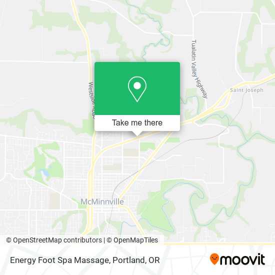 Energy Foot Spa Massage map