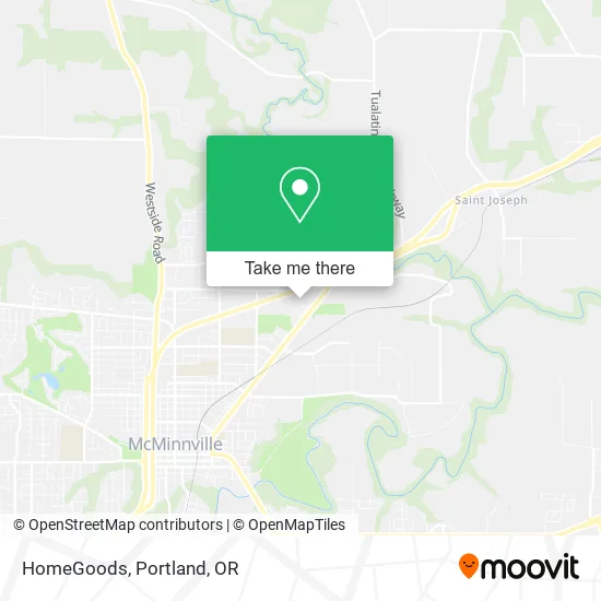 HomeGoods map