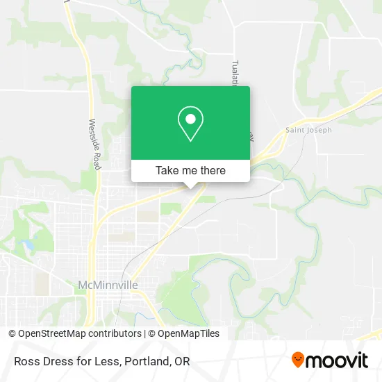 Ross Dress for Less map