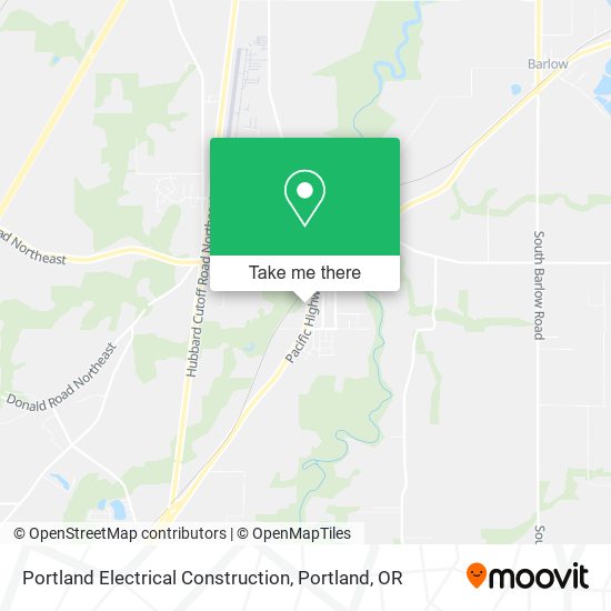 Portland Electrical Construction map