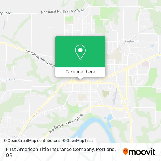 First American Title Insurance Company map