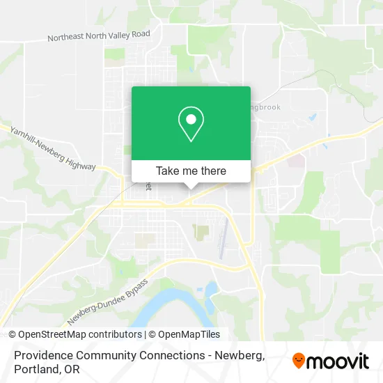 Providence Community Connections - Newberg map