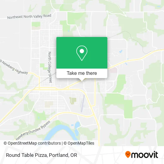 Round Table Pizza map