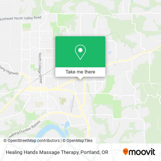 Healing Hands Massage Therapy map