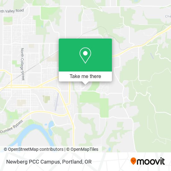 Newberg PCC Campus map