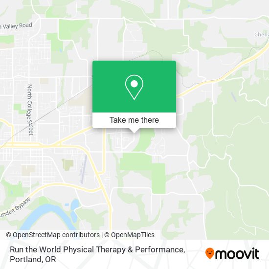 Run the World Physical Therapy & Performance map