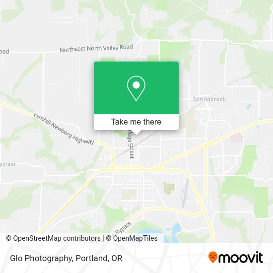 Glo Photography map