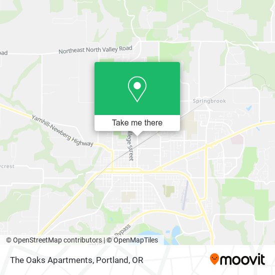 Mapa de The Oaks Apartments