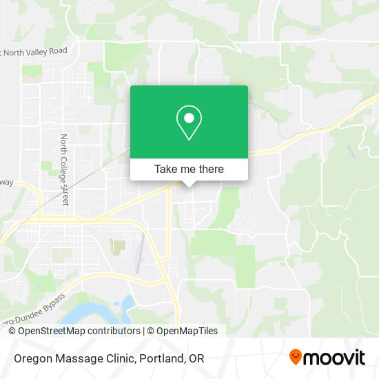 Oregon Massage Clinic map
