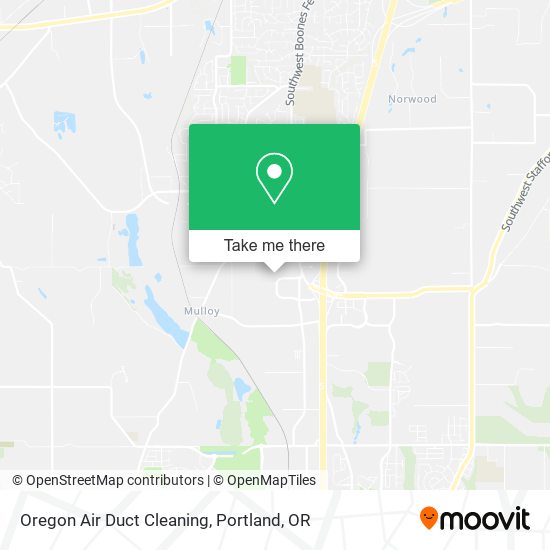 Mapa de Oregon Air Duct Cleaning