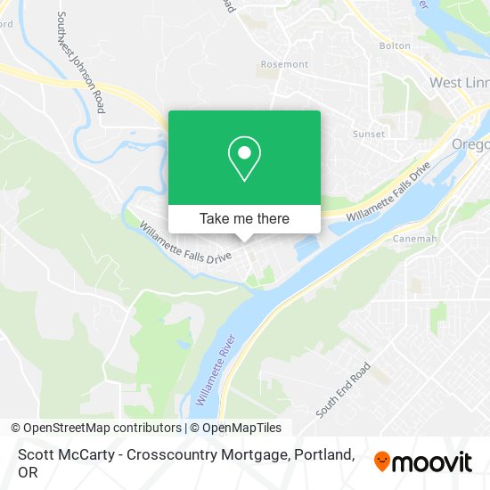 Mapa de Scott McCarty - Crosscountry Mortgage