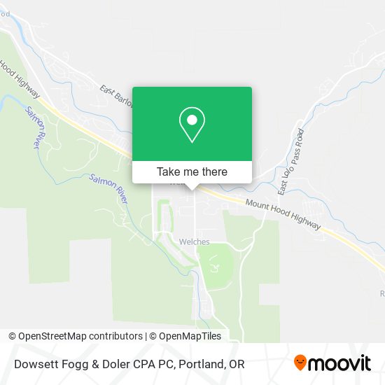 Mapa de Dowsett Fogg & Doler CPA PC