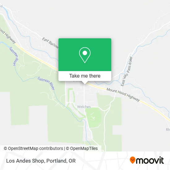 Mapa de Los Andes Shop