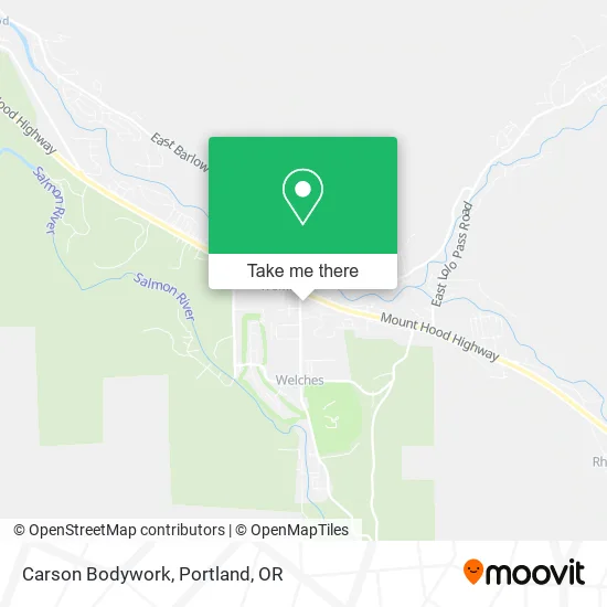 Carson Bodywork map