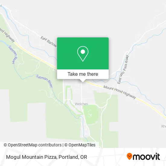 Mapa de Mogul Mountain Pizza
