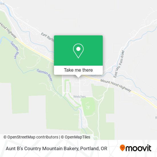 Mapa de Aunt B's Country Mountain Bakery