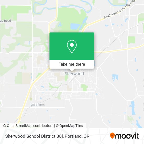 Mapa de Sherwood School District 88j