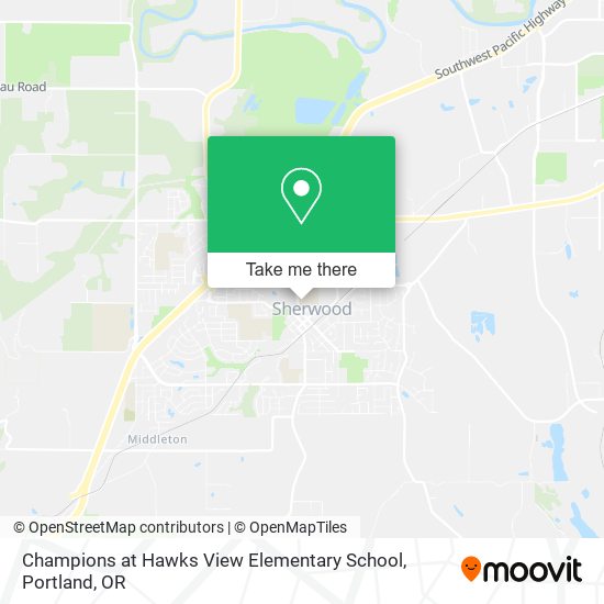 Champions at Hawks View Elementary School map