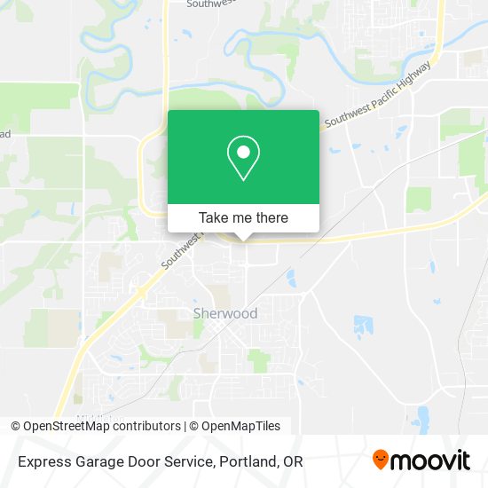 Mapa de Express Garage Door Service