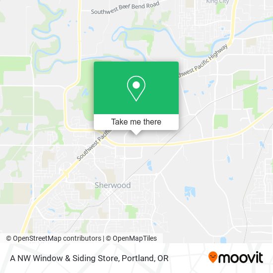 A NW Window & Siding Store map