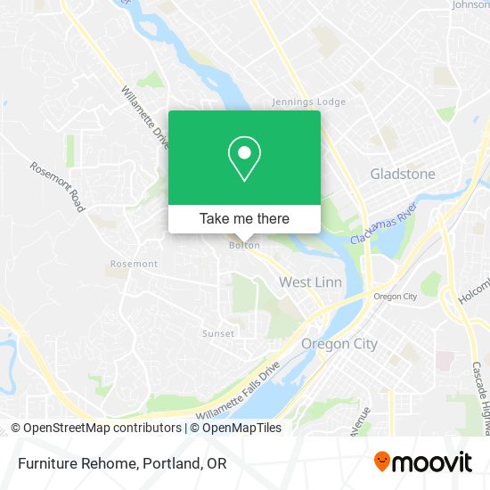 Furniture Rehome map