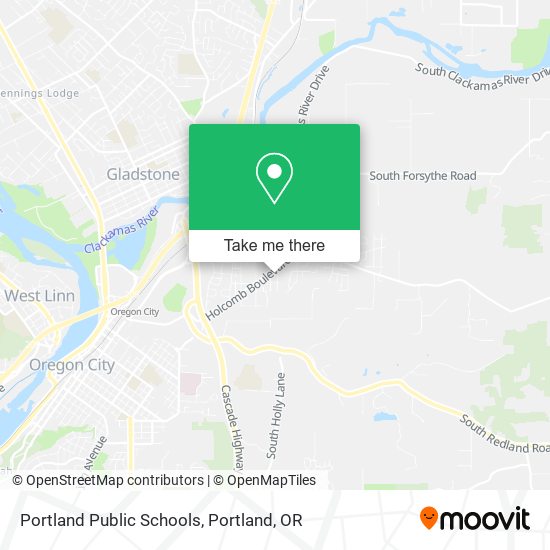 Mapa de Portland Public Schools