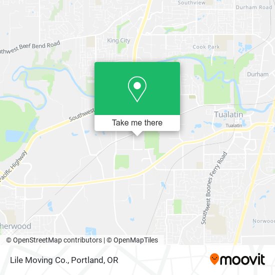 Lile Moving Co. map