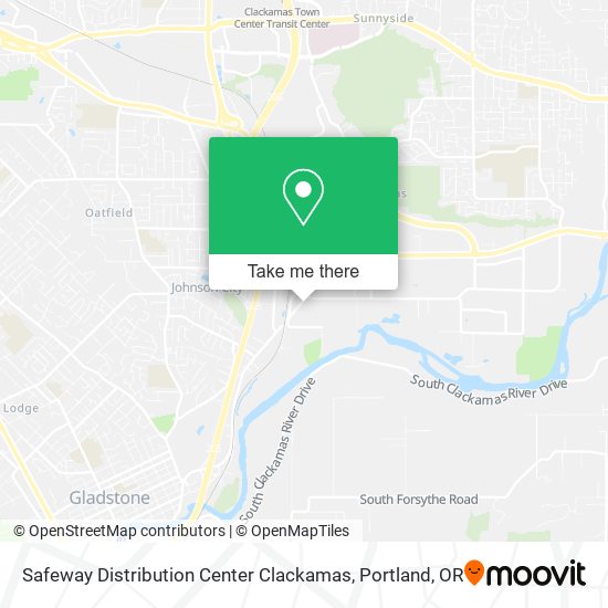 Mapa de Safeway Distribution Center Clackamas