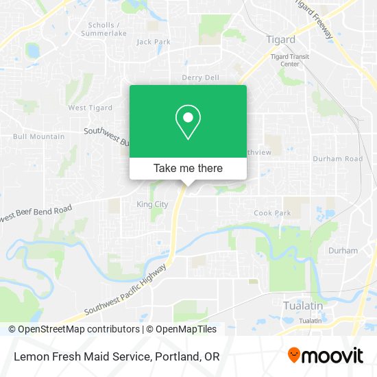 Lemon Fresh Maid Service map