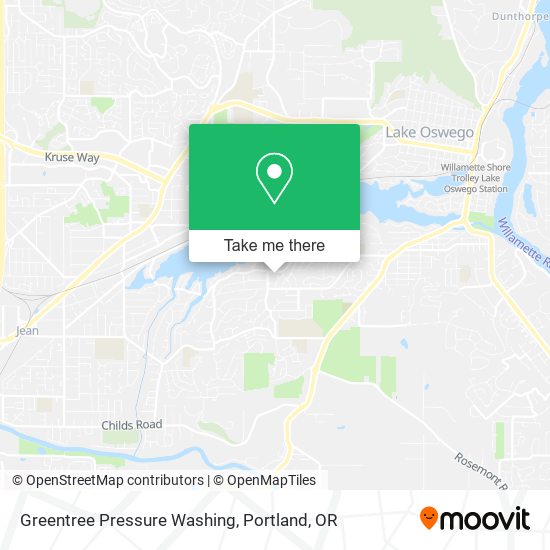 Mapa de Greentree Pressure Washing