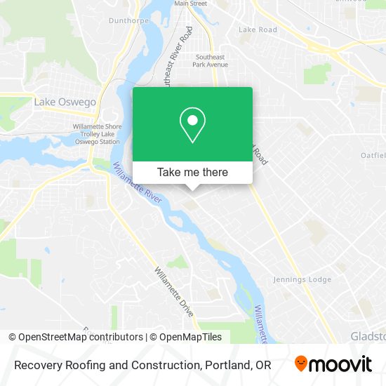 Mapa de Recovery Roofing and Construction