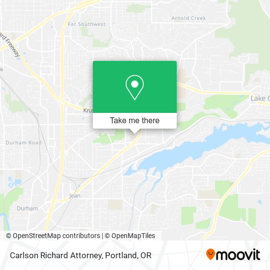 Carlson Richard Attorney map