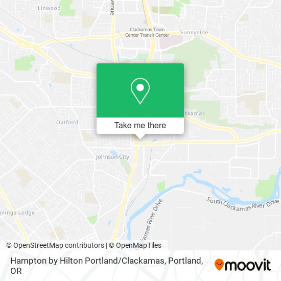 Hampton by Hilton Portland / Clackamas map